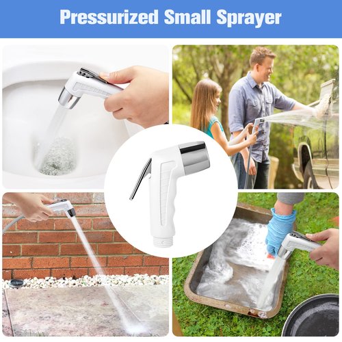 SPACEREST Portable Shower for Camping, Outdoor Electric Shower Rechargeable Battery with LED Light, Showers Pump for Camping, Hiking, Traveling, Car Washing, Pet Bath