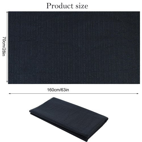 Non-Slip Ellipse Leg Exerciser Machine Mat, 28×63 Inch Under the Desk Elliptical Workout Mat Seniors Ellipse Fit Accessories for Leg Training Seated Foot Pedal Exerciser Equipment, Protect Floor