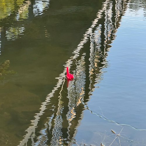 MakerMeech Funny Finger Fishing Bobber, Red, 1 Count