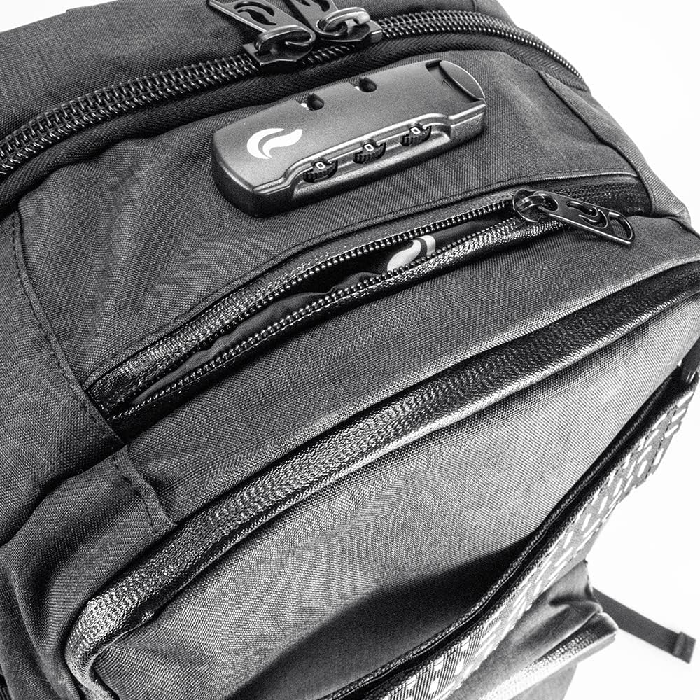 Skunk Nomad Skaters Backpack - Smell Proof - Weather Resistant- With Combination Lock