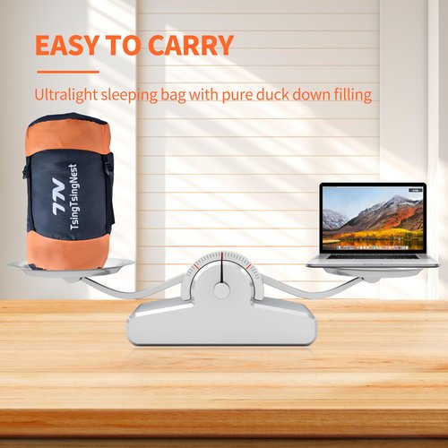 TsingTsingNest Sleeping Bag 3 Season 20F Fill 21 Ounces of Duck Down 650Fill Power Duck Down Sleeping Bag Ultralight Camping Backpacking Gear Equipment Traveling Campers and Outdoors Orange Large
