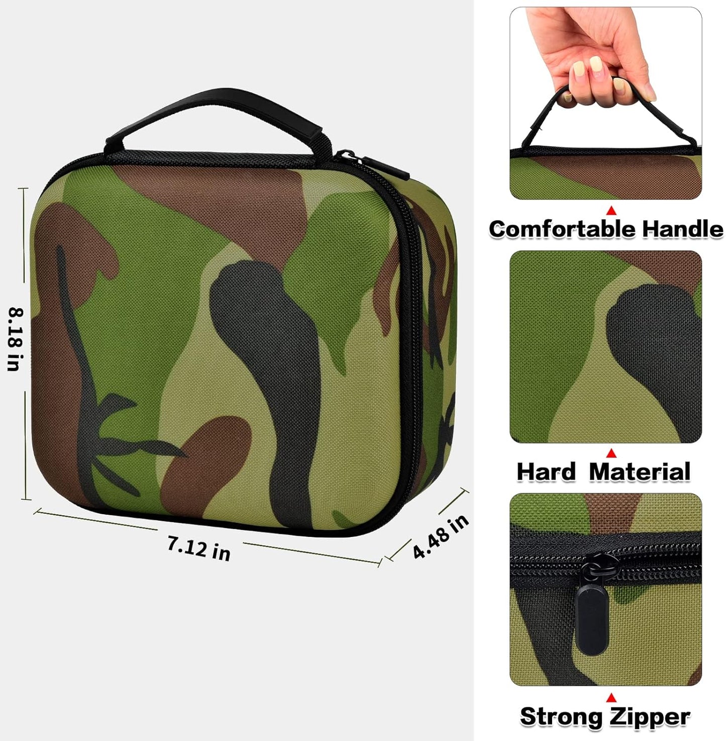 PAIYULE Case for Walker's Razor Slim Electronic Earmuffs/for Howard Leight Shooting Hunting Hearing Ear Protection