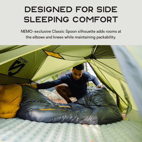 NEMO Equipment Disco Men's & Women's Endless Promise Down Sleeping Bag - Blue Horizon - Regular