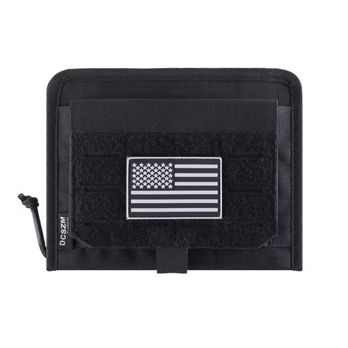 DCSZM Molle Admin Pouch,Tactical Tool Bag Nylon Water-Repellent Molle Pouches Include U.S Patch
