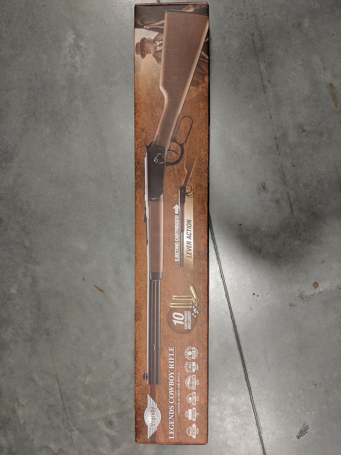 Umarex USA, Legends Cowboy, .177 Caliber, Lever Action, CO2 Air Rifle, BB, Wood Stock
