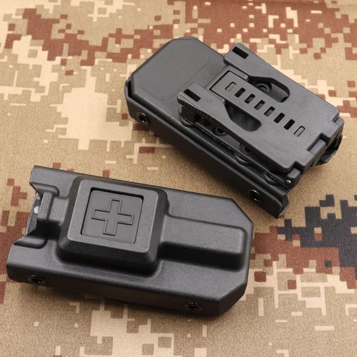 Tourniquet Holder, Tourniquet Case Compatibility with Tourniquet Gen 7, Adjustable Molle Tourniquet Pouch Mounting Adapter Fits up to a 2.3" Belt. (1 Pack)