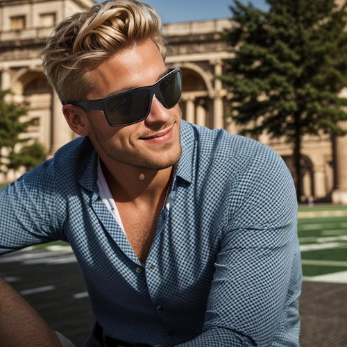 YJTIUI Polarized Sports Sunglasses For Man and Women, UV400 Protection, Wrap-Around Goggles for Driving, Fishing