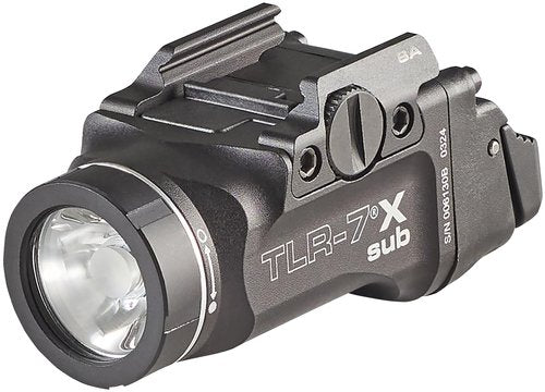 Streamlight 69408 TLR-7 X sub 500-Lumen 5000-Candela Weapon Light Designed Exclusively and Solely for Springfield Armory Hellcat, Includes Mounting Kit, Key, and Multi-Tool, Black