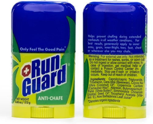 Anti-Chafing Stick - Made with 100% Plant-Based Ingredients Plus Beeswax. Works for All Distance Runners from 5K Walks/Runs to 100 Mile Ultra Marathons (1.4oz - Pack of 1)