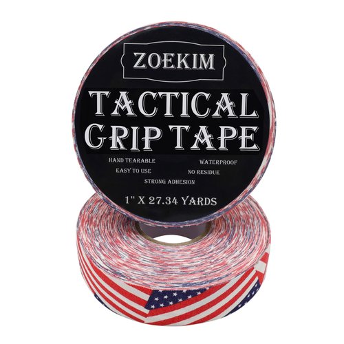 ZOEKIM Gun Grip Tape, Tactical Handle Tape, Water Resistant & Non-Reflective Handgun Grip Tape, Multipurpose Military Gun Wrap Tape for Rifle and Shot Guns - 1 Inch x 21.87 Yards