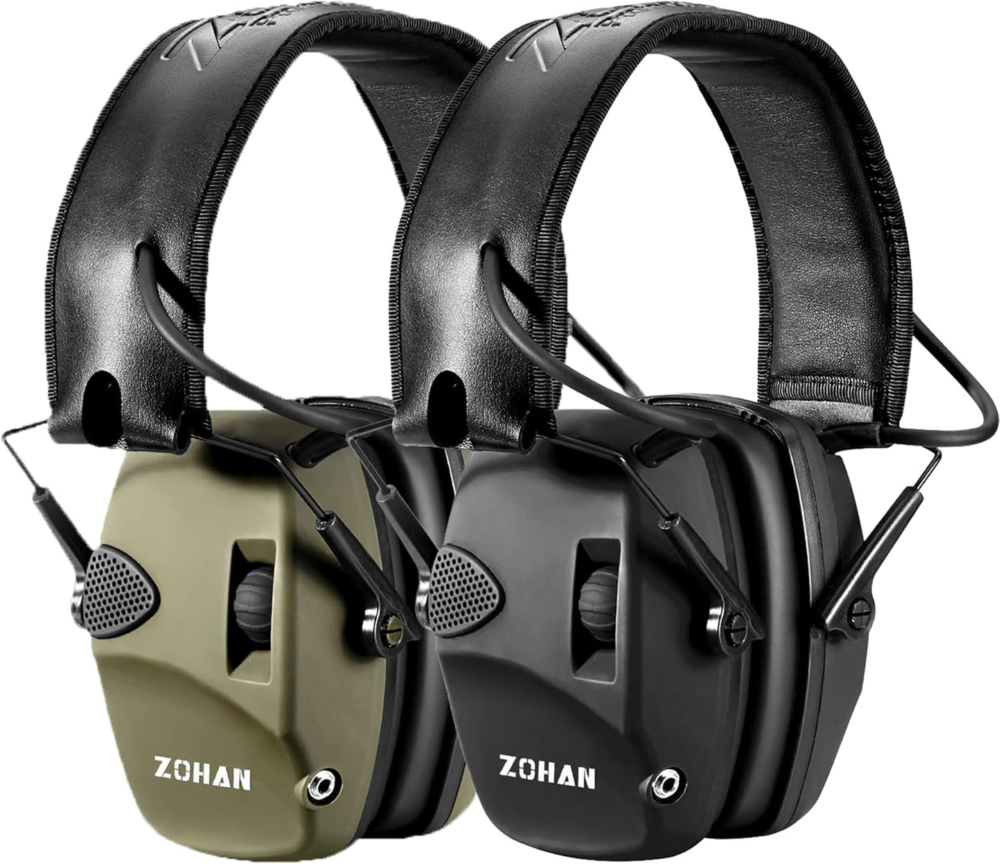 ZOHAN EM054 Electronic Shooting Ear Protection with Sound Amplification, Slim Active Noise Reduction Earmuffs for Gun Range