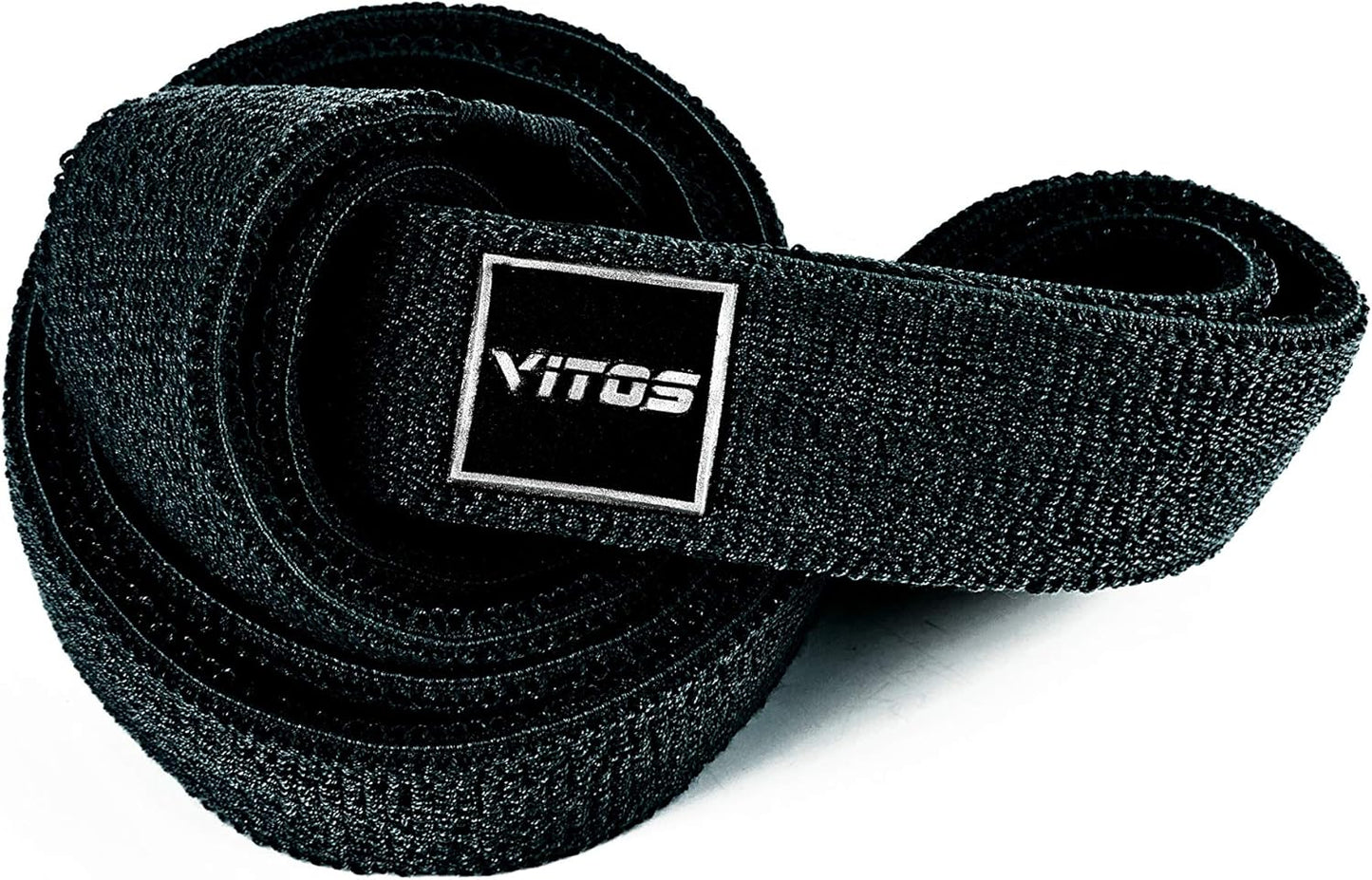 Vitos Fitness Polyester V-Power Band | Allergy Prevention Snap Proof Pull Up Assist Heavy Duty Resistance Mobility Lifting Perfect Body Stretching Training