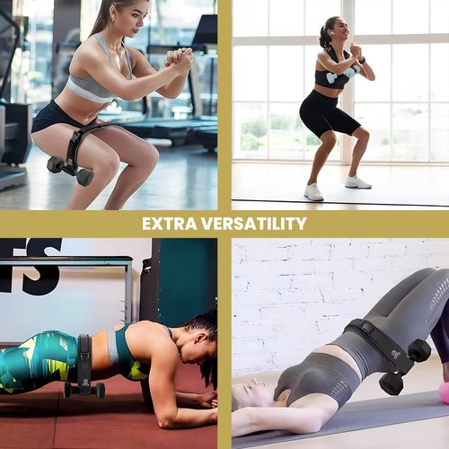 TUUTIE Hip Thrust Machine Hip Thrust Belt - Adjustable Ergonomic Design for Glute Activation, Safe Weight Distribution for Hip Thrust and Versatile Exercise Adaptability