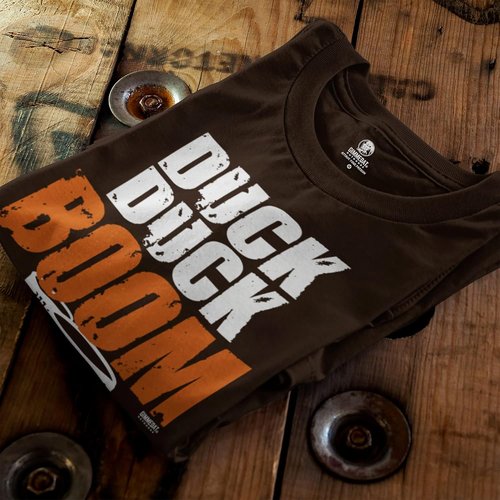 GIMMEDAT The Original Duck Duck Boom Short Sleeve Hunting Shirt Gift