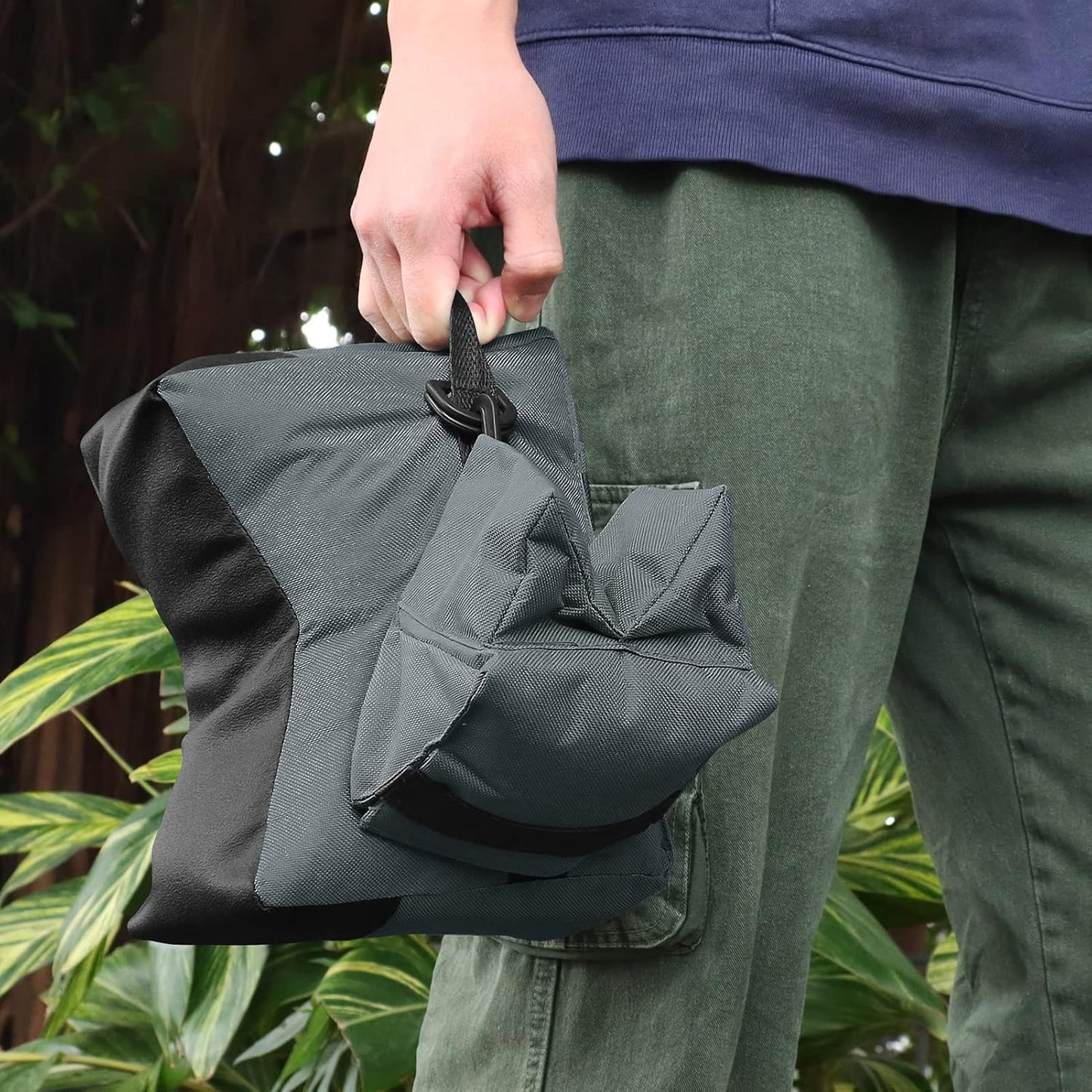 Twod Outdoor Shooting Rest Bags - Target Sports Bench Rest with Front & Rear Support SandBag Stand Holders for Gun Rifle Shooting Hunting Photography - Unfilled