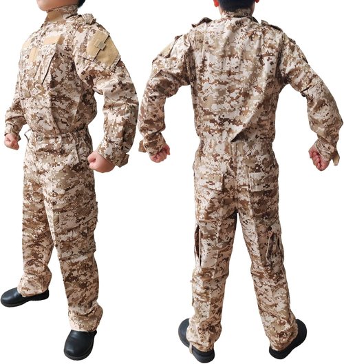 H World Shopping Tactical Airsoft Kids Clothing Children BDU Hunting Military Camouflage Combat Uniform Suit