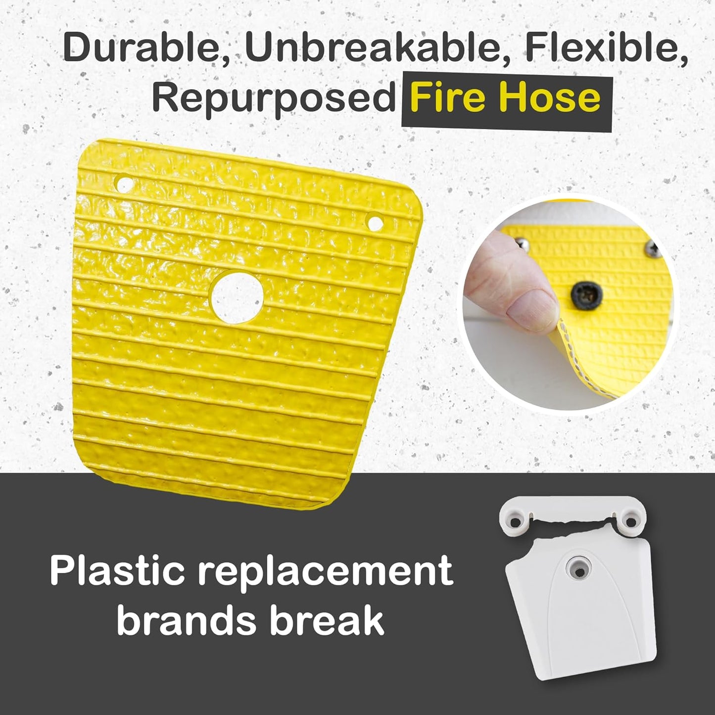Replacement for Igloo Latches (Set of 2) - Unbreakable, Made in USA, Repurposed Fire Hose