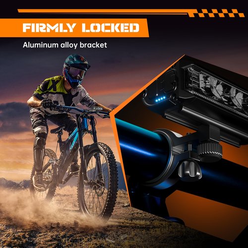 Bike Lights, Bike Lights for Night Riding, Aluminum Alloy USB Rechargeable Bike Headlight and Tail Light, IPX5 Waterproof Bicycle light Front and Back, LED Bike Light Front and Rear Set for Adults Kid