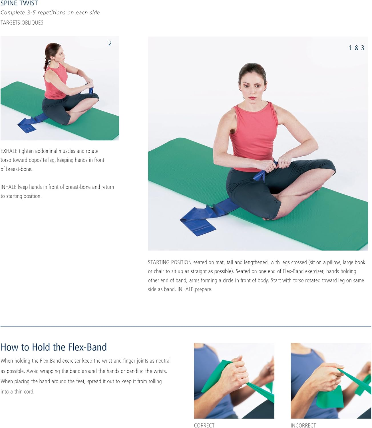 Non-Latex Flex-Band for Pilates - STOTT PILATES Resistance Training Tool