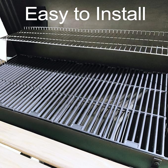 Hisencn Grill Cooking Grates for Char Griller 2137 3724 2121 2123 2222 2828 4208 5252 9020 Charcoal Grill, for King Griller 3008 5252, 19.75'' Cooking Grid Replacement Part for Chargriller, 5 Pack