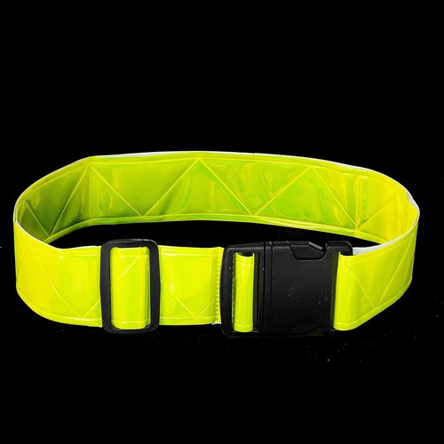 2-4 Pack - Reflective Glow Belt Safety Gear, Pt Belt, for Running Cycling Walking Marathon Military