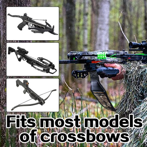 THREE ARCHERS Archery Bow Sling with Removable Swivels Comfortable Padded Shoulder Adjustable Strap Sling for Crossbow for Portable Outdoors-Shooting & Hunting(Length 28-52IN, Width 2.4IN)