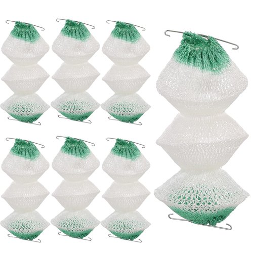 Thinp 6 Pcs Lantern Mantles,3-Layer Propane Lantern Mantles Insta-Clip 2#95 Mantles Gas Lantern Mantles with 2 Install Clip Accordion Shape Mantles for Gas Lantern