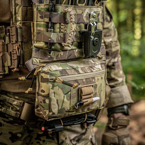 VOTAGOO GEAR Tactical Admin Drop Pouch, Molle Dangler Pouches with Hook & Loop, Modular Zippered Medical Bag for JPC CPC AVS Plate Carrier