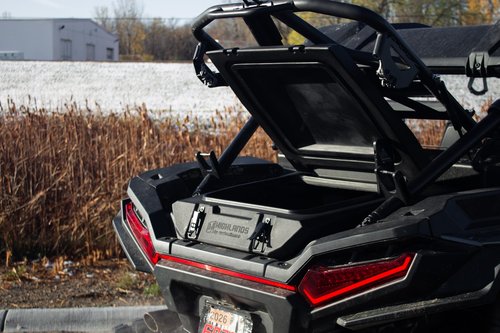 Highlands UTV Rear Cargo Box fit 2024-2025 Polaris RZR XP1000, Turbo, Highlifter and More. Custom Weatherproof Storage with OEM Finish by MOTOALLIANCE®