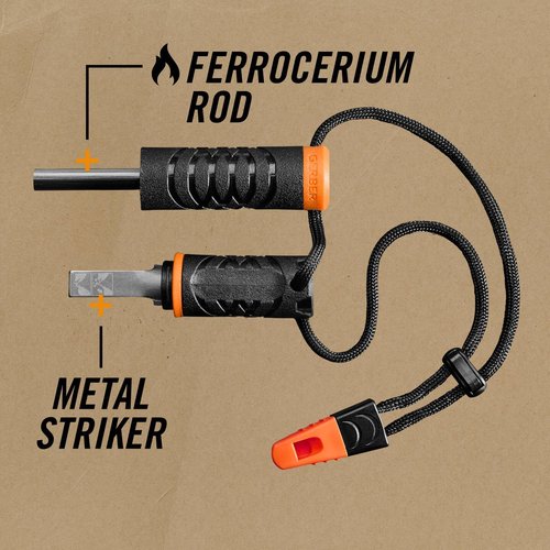 Gerber Blades 31-003151 Gerber Fire Starter Multi-Lingual Clam Package