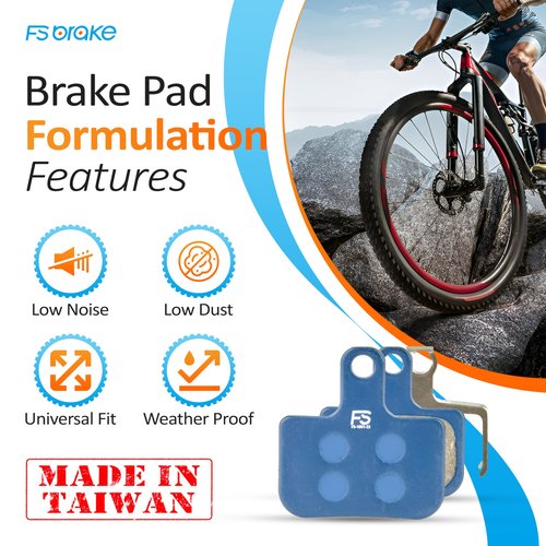 FS-DB1 Hybrid Ceramic-Carbon Disc Brake Pads Compatible with SRAM Elixir 1/3/5/7/9/R, XX/XO, DB1/DB3/DB5, Level T/TL/TLM B1/Ultimate B1