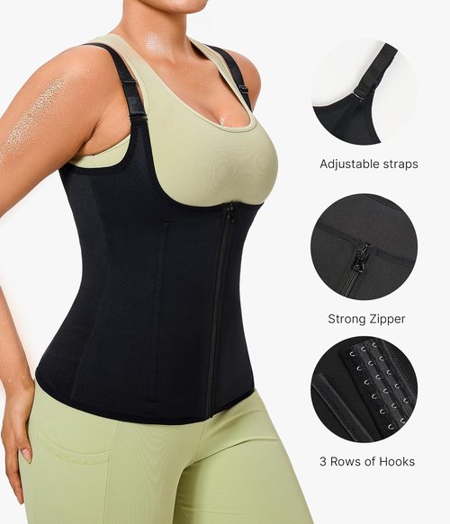 GAODI Womens' Sauna Suit Workout Sweat Body Shaper