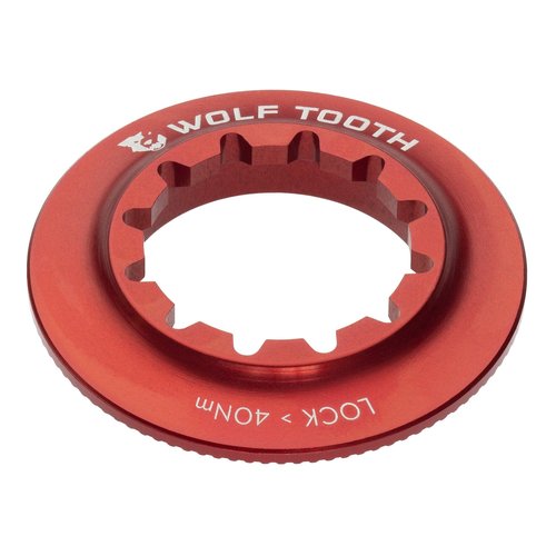 Wolf Tooth Centerlock Rotor Lockring - Internal Spline Raw Silver
