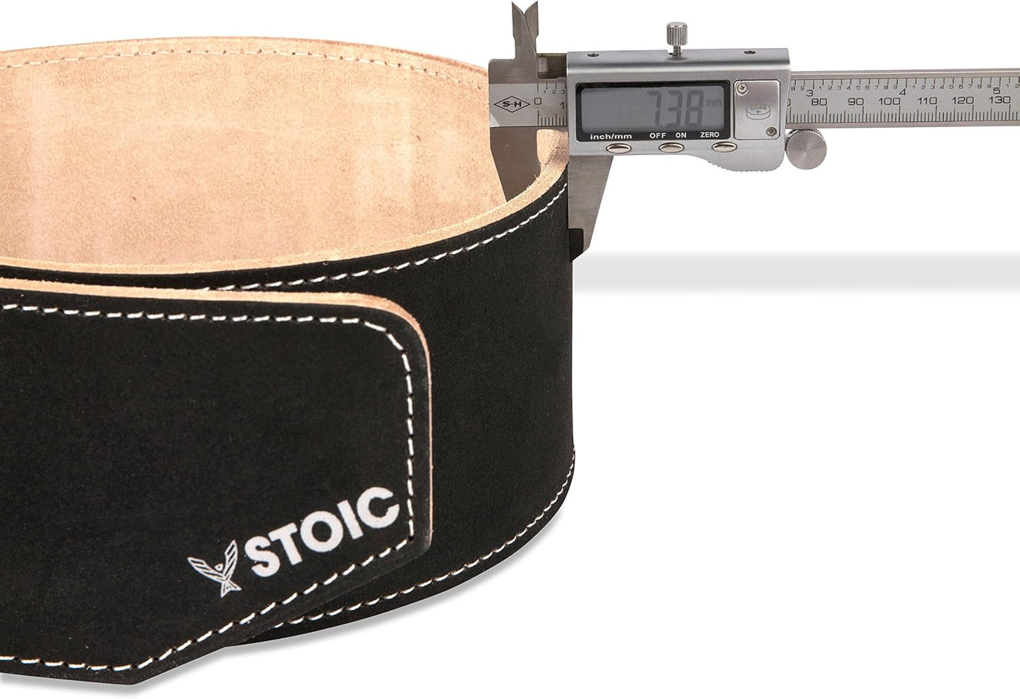 Powerlifting Belt/Weight Lifting Belt - 4 Inches Wide - No Taper for Maximum Support & Protection