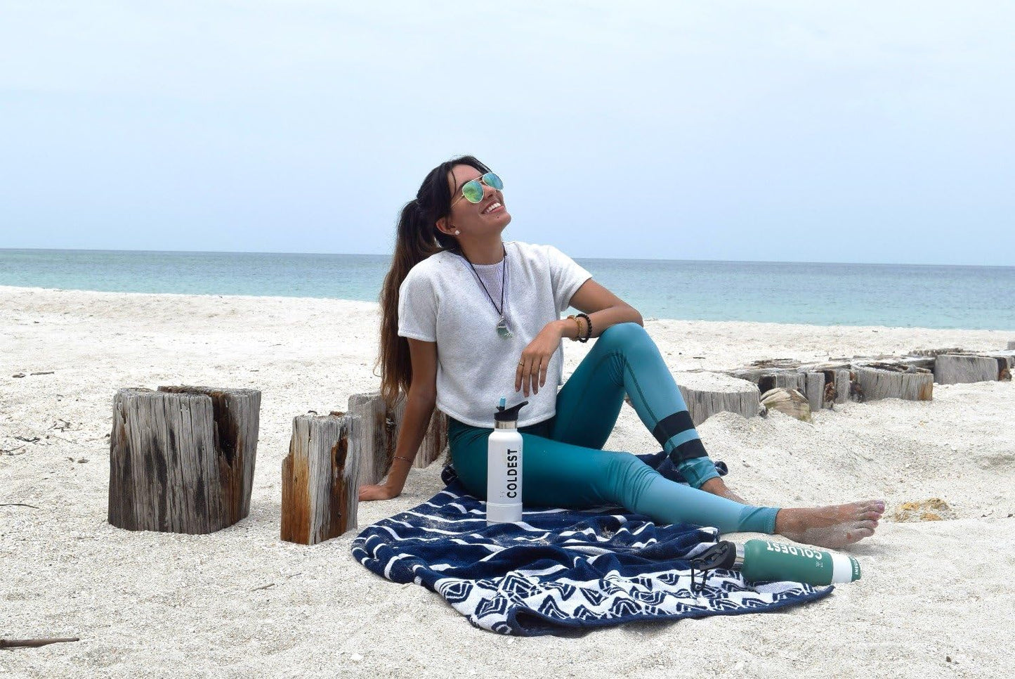 The Coldest Water Insulated Standard Mouth Size 2.0 - Hydro Sports Straw Cap Flip Top Lid - Multi-Compatible with Standard Flask Mouth Size Stainless Steel Water Bottles