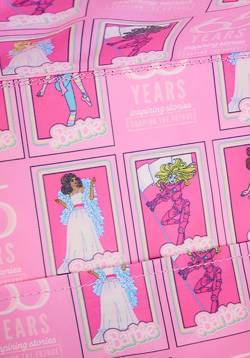 Loungefly Barbie 65th Anniv. Doll Box Triple Lenticular Mini Backpack | Barbie Accessories Standard