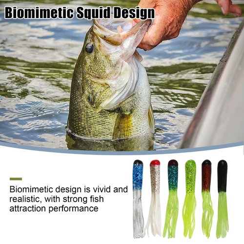 Crappie Jigs & Lures Tackle Kit, 120pcs - 70pcs Jigs, Soft Plastic Fishing Lures, Tubes, Swimbaits, Grubs, for Bass, Trout, Freshwater & Saltwater Fishing