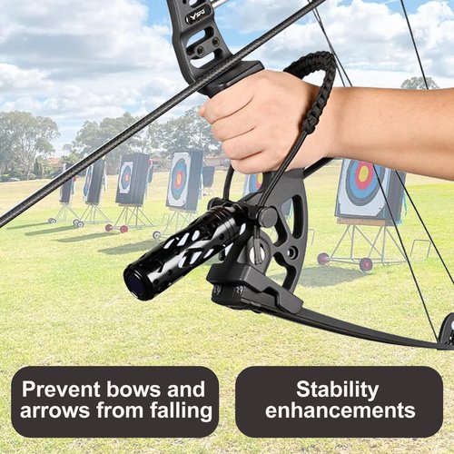 KURUGEILI Archery Bow Sling Adjustable Wrist Sling Strap Braided Bow Sling for Compound Bow Hunting Shooting