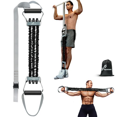Sportneer Pull Up Assistance Bands – Adjustable Resistance Bands with Anti-Slip Lock & Storage Bag – Heavy Duty Chin Up Bands for Strength Training, Fitness & Calisthenics Equipment