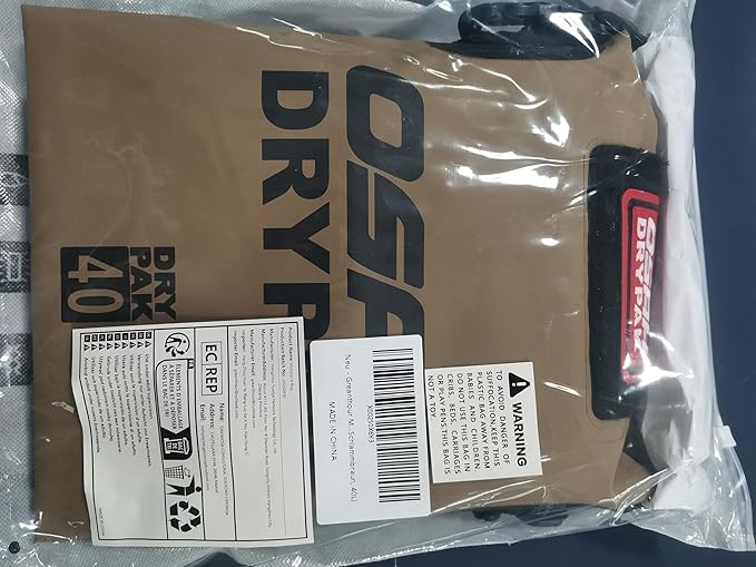 Motorcycle Dry Bag - Waterproof Motorcycle Duffle & Luggage Tail Bag Saddle Bags with Roll Top Closure, Large Storage Space，for Motorcycle Back Seat(MudBrown, 40L)