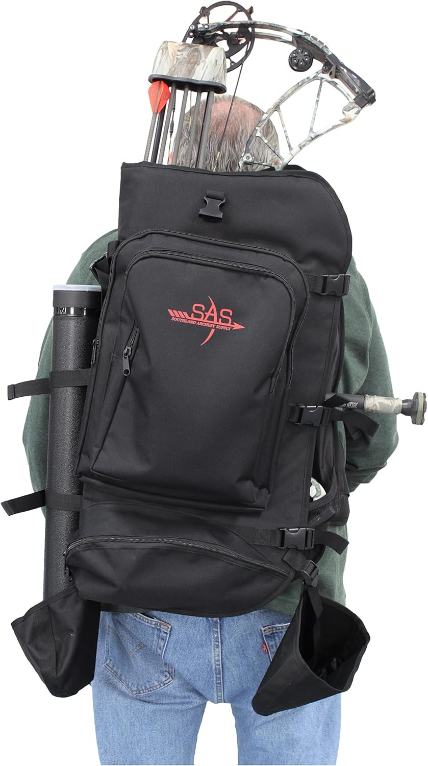 Southland Archery Supply SAS Multi Purpose Compound Bow Backpack Compatible with Rifle