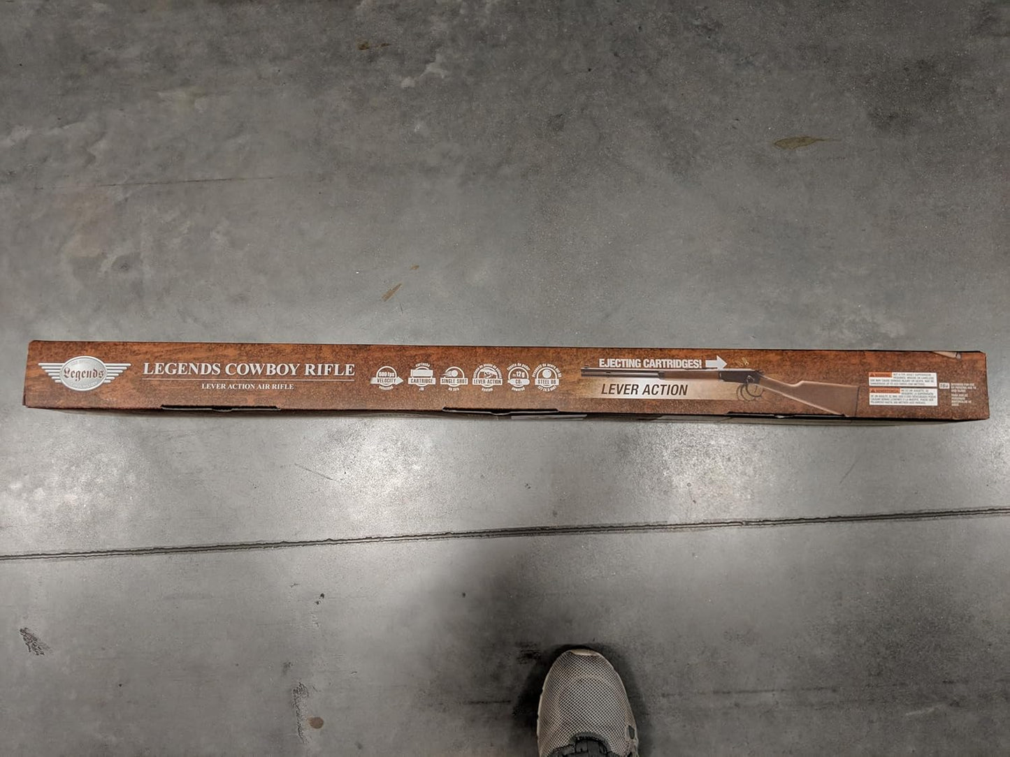 Umarex USA, Legends Cowboy, .177 Caliber, Lever Action, CO2 Air Rifle, BB, Wood Stock