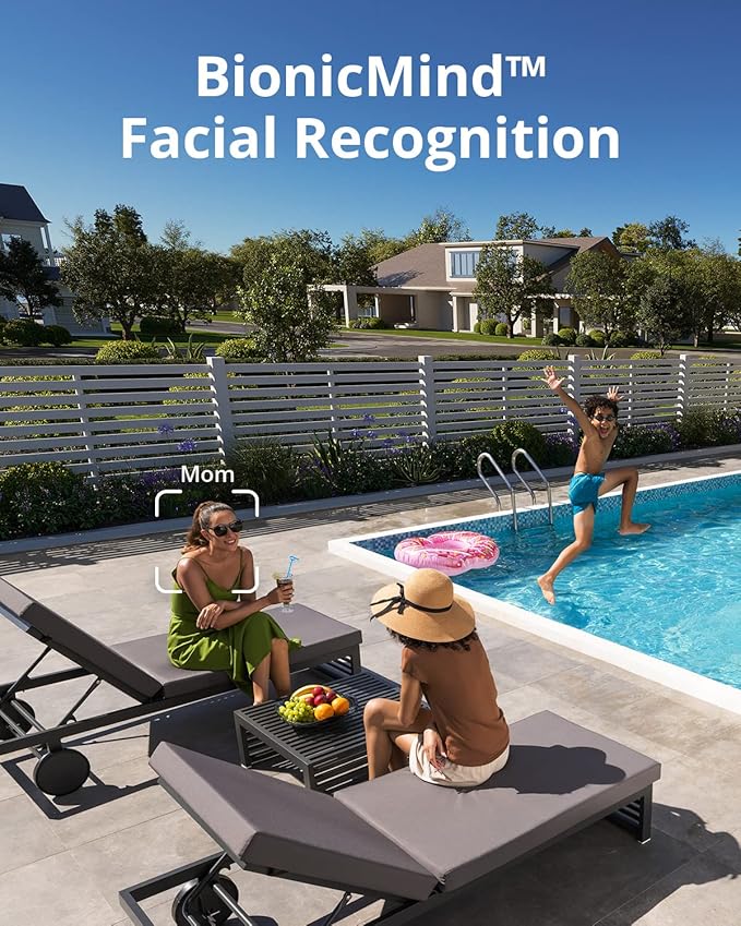 eufy Security eufyCam S330 (eufyCam 3) 2-Cam Kit, Security Camera Outdoor Wireless, 4K Camera with Solar Panel, Forever Power, Face Recognition AI, Expandable Local Storage, No Monthly Fee
