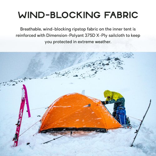 NEMO Equipment Kunai 3–4 Season Backpacking Tent - Torch - 3-Person