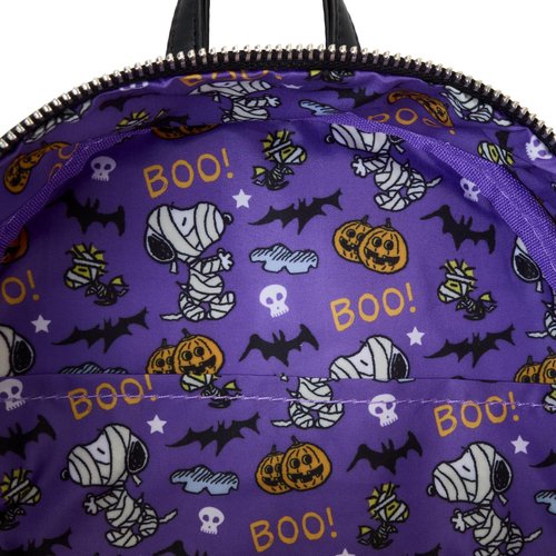 Loungefly Peanuts Snoopy Mummy Glow Mini Backpack