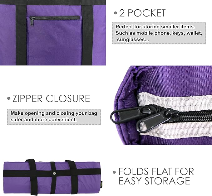 BeeGreen Insulated Cooler Bag Leakproof Freezer Shopping Tote for Groceries Thermal Food Delivery Bag