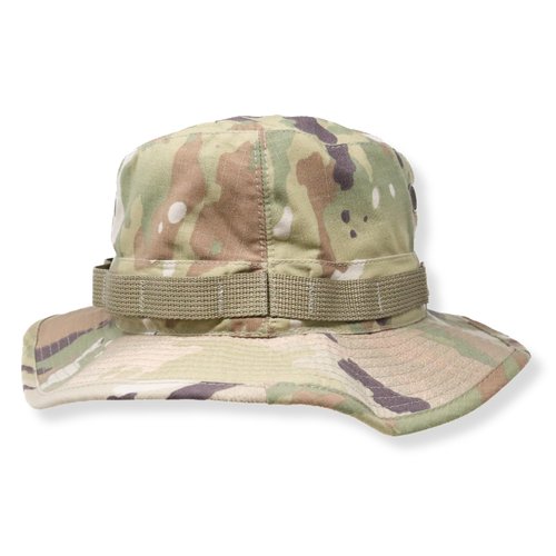 US Military Surplus GI Water Repellant Boonie Hat, Made in USA (OCP Scorpion, 7 1/2)