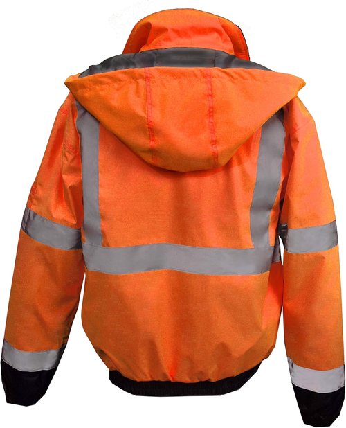 Class3 High Visibility Bomber Jacket with Built-in Liner