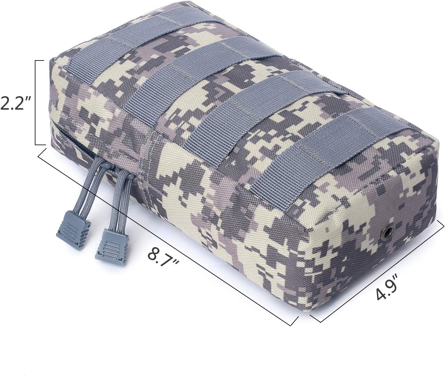 Tacticool 2 Pack Molle Pouches - Tactical Compact Water-Resistant EDC Pouch