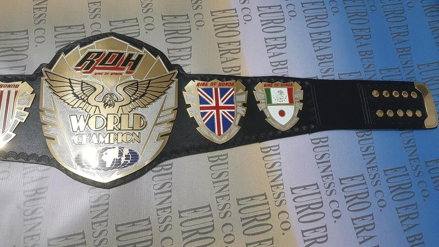 New ROH Championship Belt, Adult Size & Metal Plates
